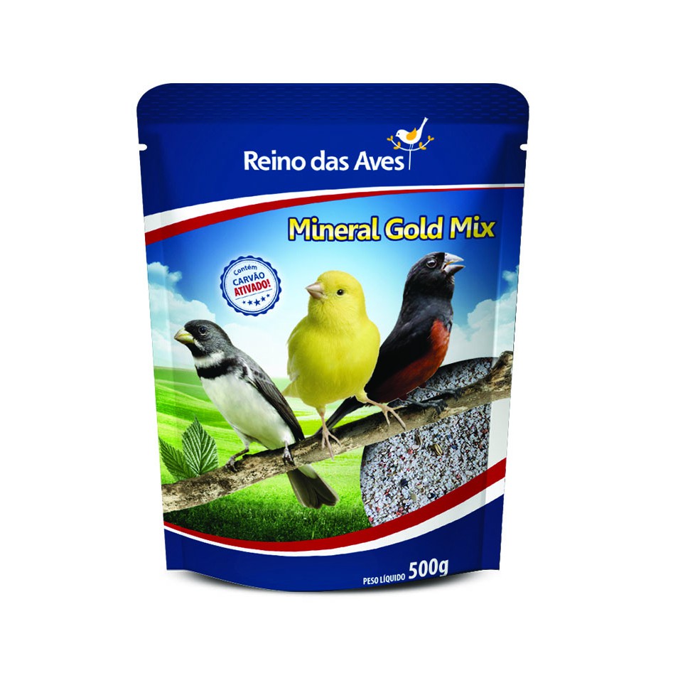 Mineral Gold Mix G Reino Das Aves Shopee Brasil