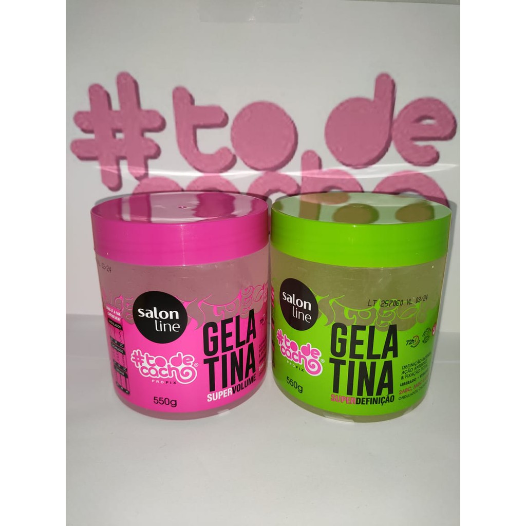 Gelatina To De Cacho Salon Line 550g 1 Unidade Shopee Brasil