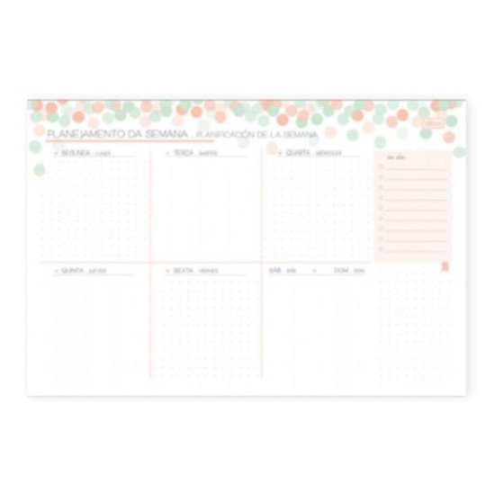 Bloco Planner Semanal Soho Permamente Tilibra Shopee Brasil