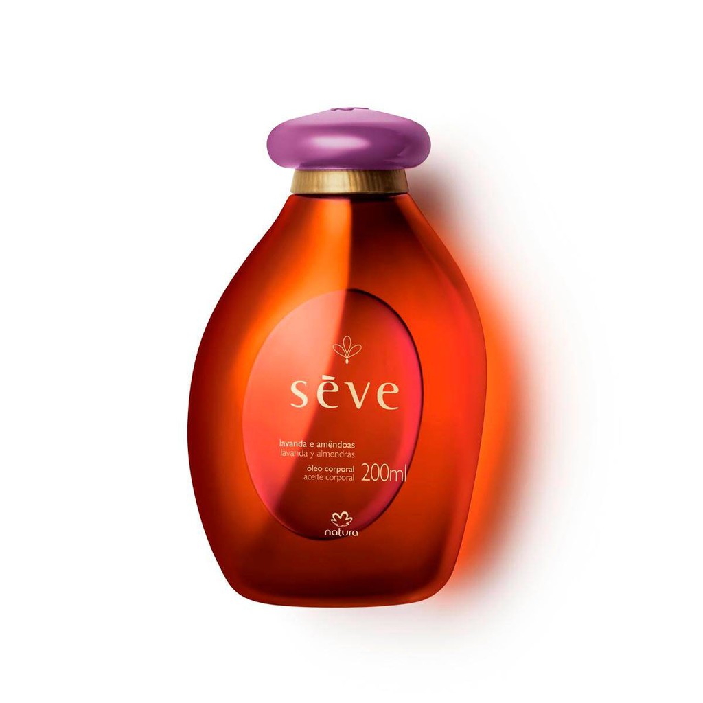 Óleo Natura Seve 200 ml Salão da Sofia Lavanda Rosas Jasmim Amendoas