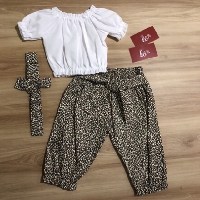 Conjunto Estiloso Infantil Menina Blogueirinha Tiara Shopee Brasil