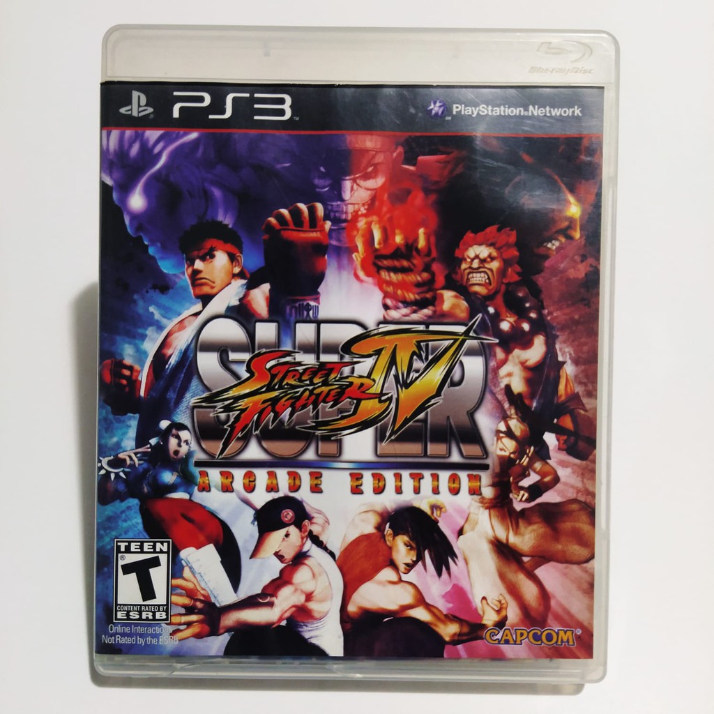 Super Street Fighter 4 Arcade Edition Ps3 Mídia Física Original