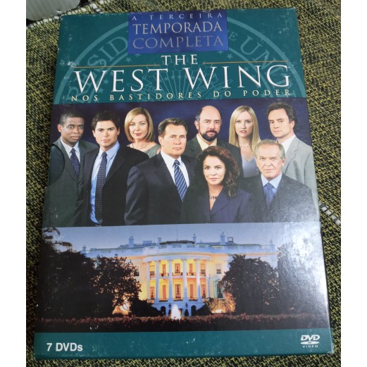 Box Dvd The West Wing Os Bastidores do Poder 3ª Temporada Completa