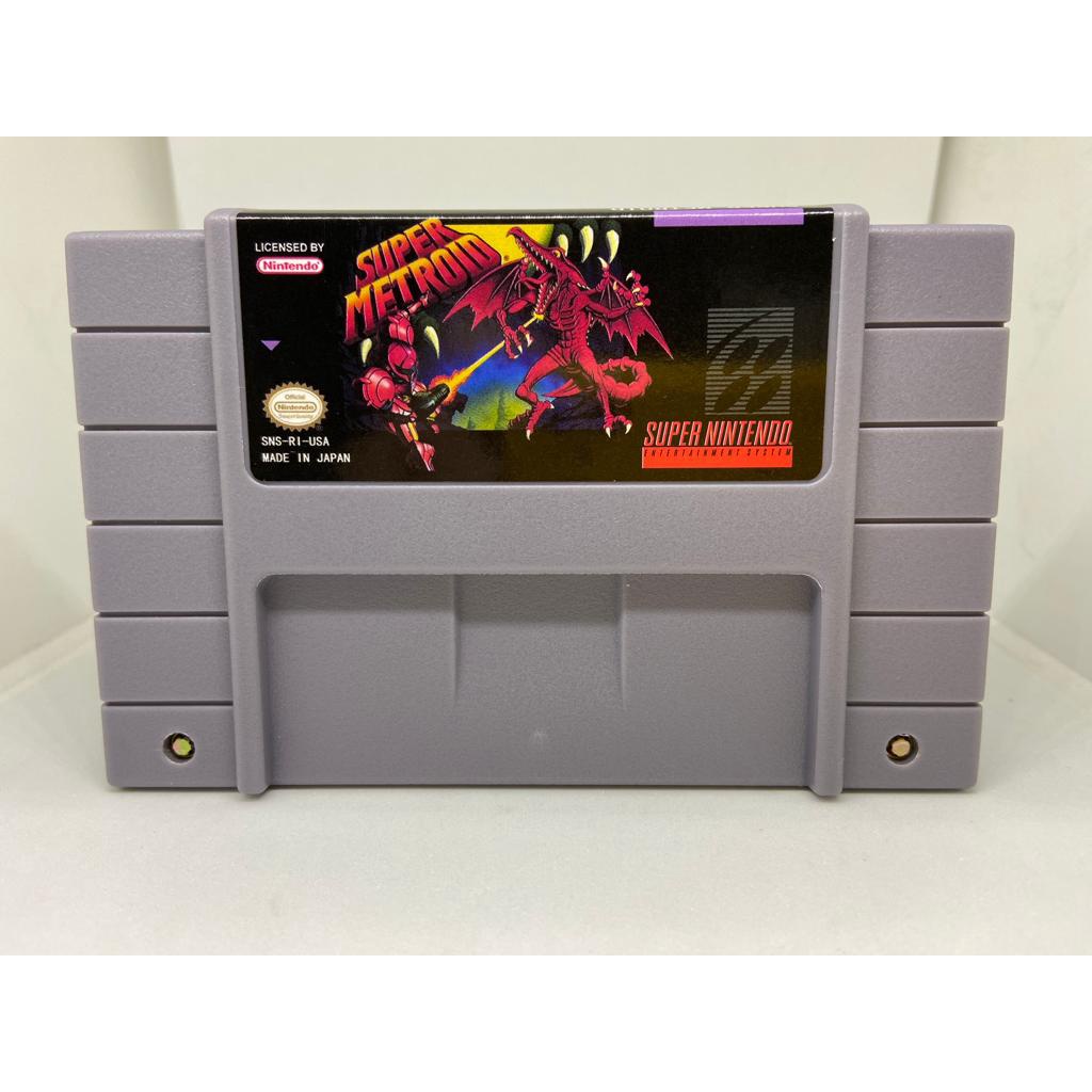 Fita Cartucho Super Metroid Super Nintendo Salvando Escorrega o Preço