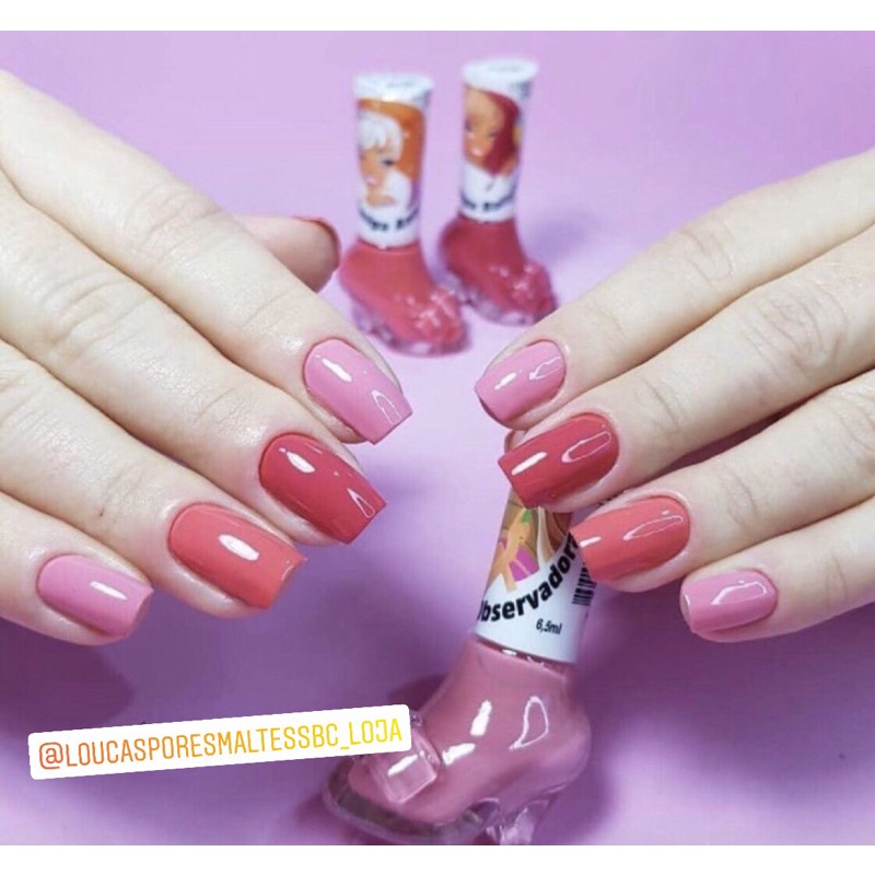 Kit De Esmaltes Sapatinho Tons Nude Shopee Brasil