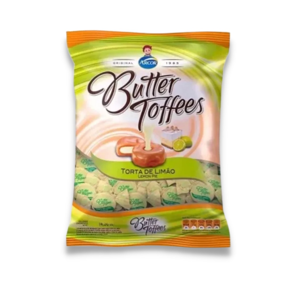 Bala Recheada Butter Toffees Torta De Lim O G Arcor Shopee Brasil