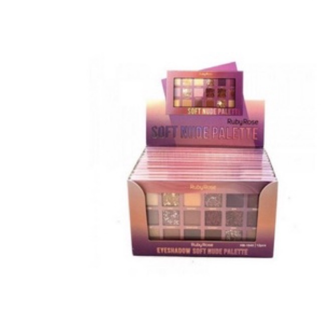 Paleta De Sombras Soft Nude Feels Ruby Rose Shopee Brasil