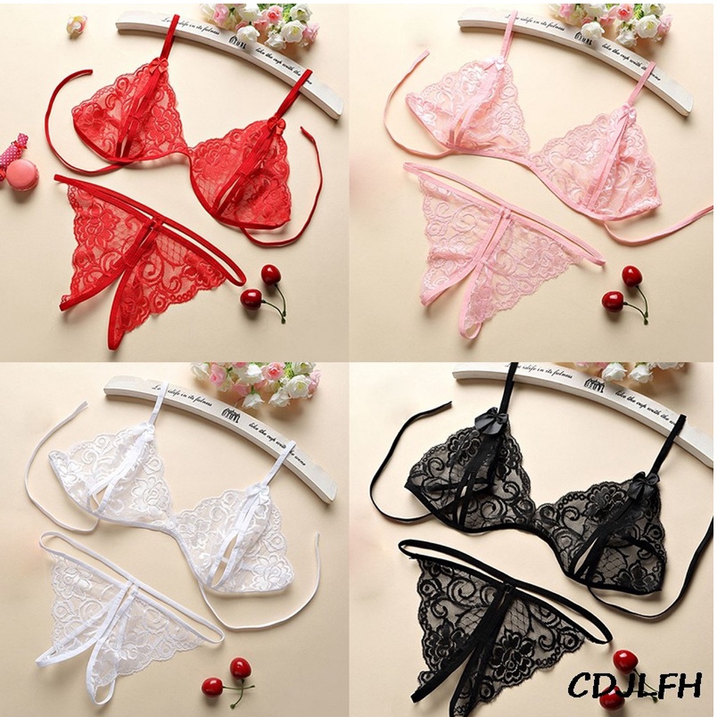 Conjunto De Lingerie Sexy Renda Shopee Brasil