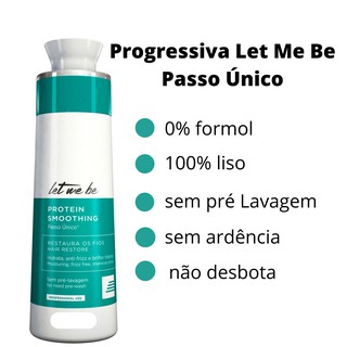 Alisamento Sem Formol Let Me Be Passo Nico Protein Litro Melhor