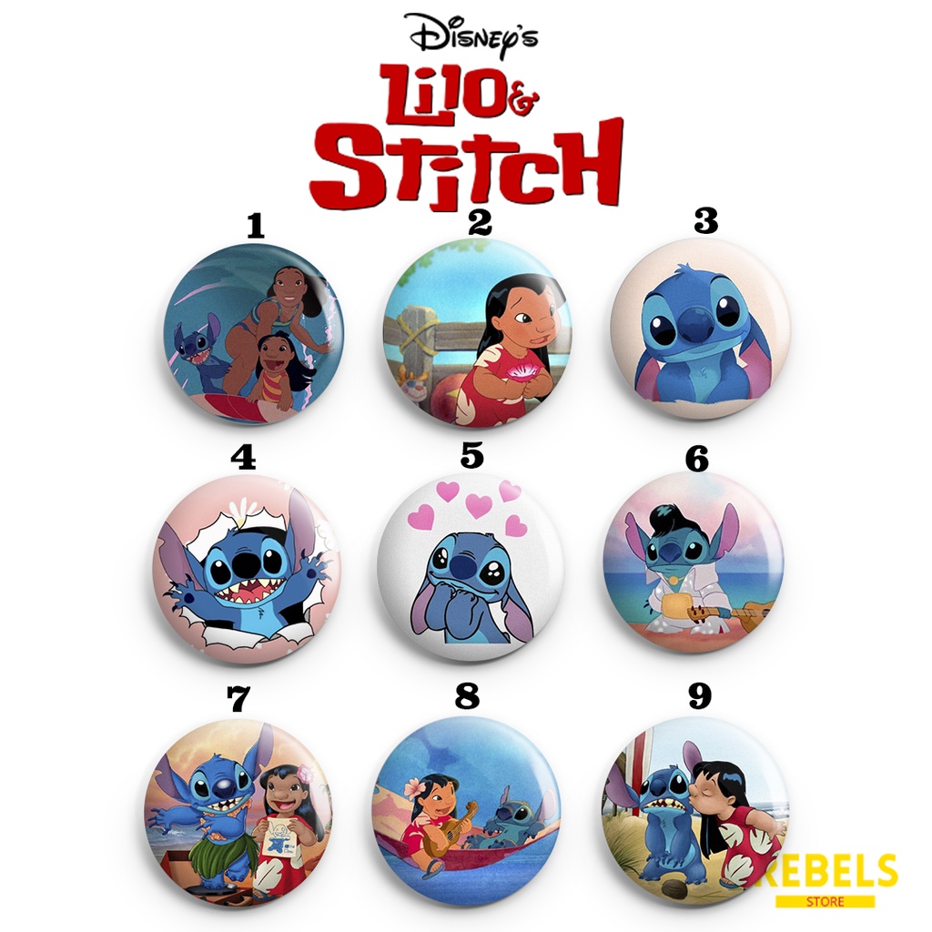 Bottons Chaveiros Lilo Stitch Cm Shopee Brasil