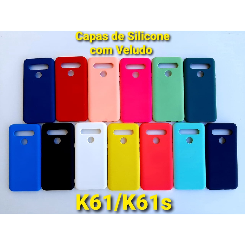 Capinha Capa Case Lg K S K De Silicone Aveludada Maior Prote O