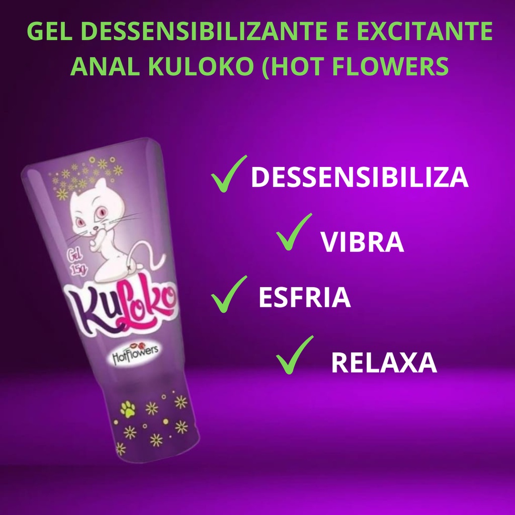 Gel Dessensibilizante E Excitante Anal Kuloko Hot Flowers Shopee Brasil