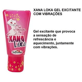 Kit Xana Loka Gel Excitante Feminino G Hot Flowers SEX SHOP