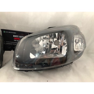 Farol Fiat Uno Vivace Fiorino 2011 à 2016 Máscara Negra Original