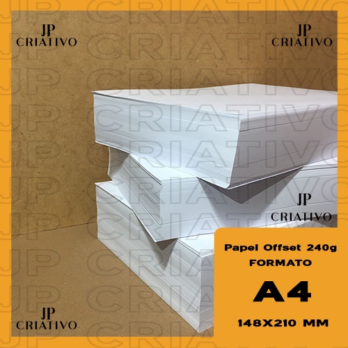 Papel Offset G Tam A Pct C Folhas Shopee Brasil