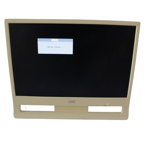 Monitor Aoc Fw Lcd Bege Polegadas Widescreen Shopee Brasil