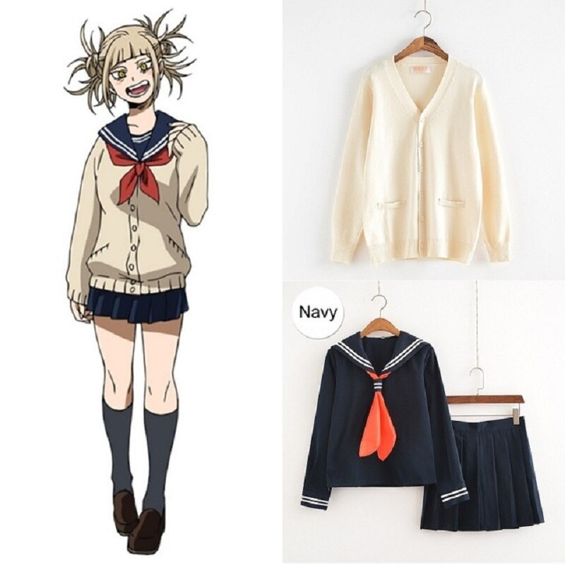 Himiko fantasias de cosplay de my hero academia traje japonês de anime