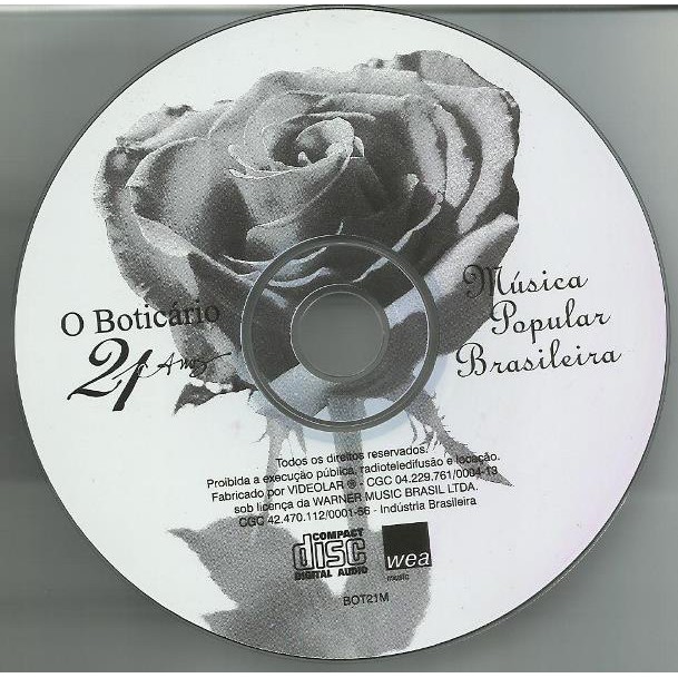 481 Mcd CD Original 1998 Música Popular Brasileira 21 Anos De O