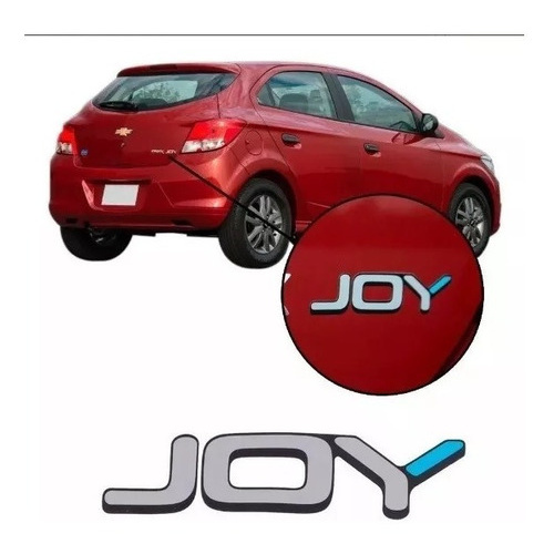 Emblema Adesivo Joy Porta Mala Gm Chevrolet Onix Prisma Shopee Brasil