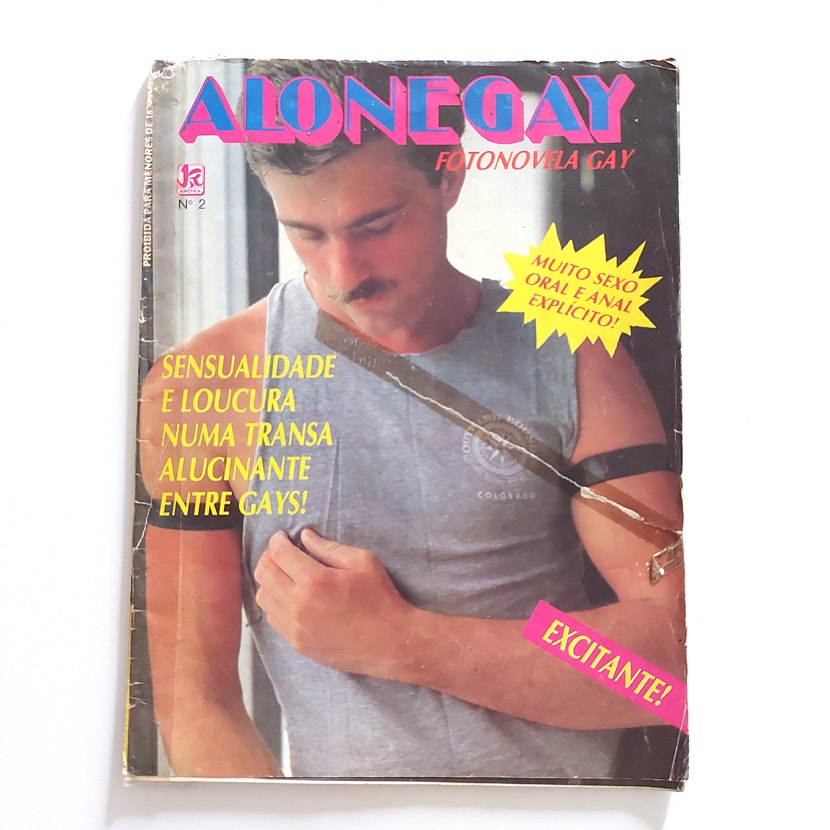 Revista Alonegay Fotonovela Gay N Antigamente S Shopee Brasil