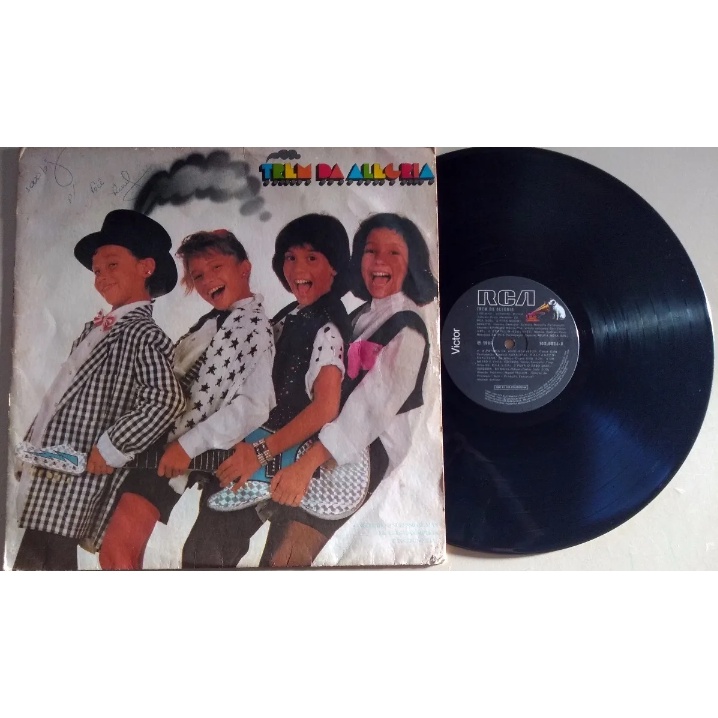 Disco De Vinil Lp Trem Da Alegria Xuxa Roupa Nova Michael