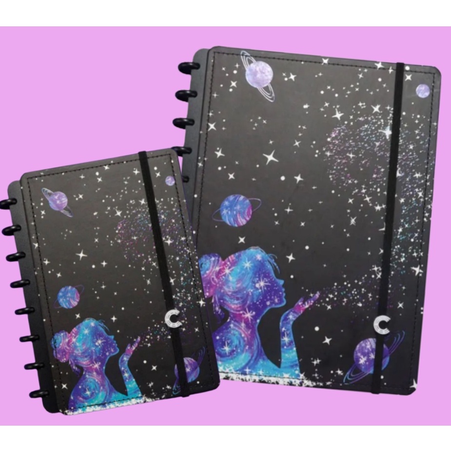 Caderno Inteligente By Gocase Poeira Das Estrelas GRANDE A5 CI