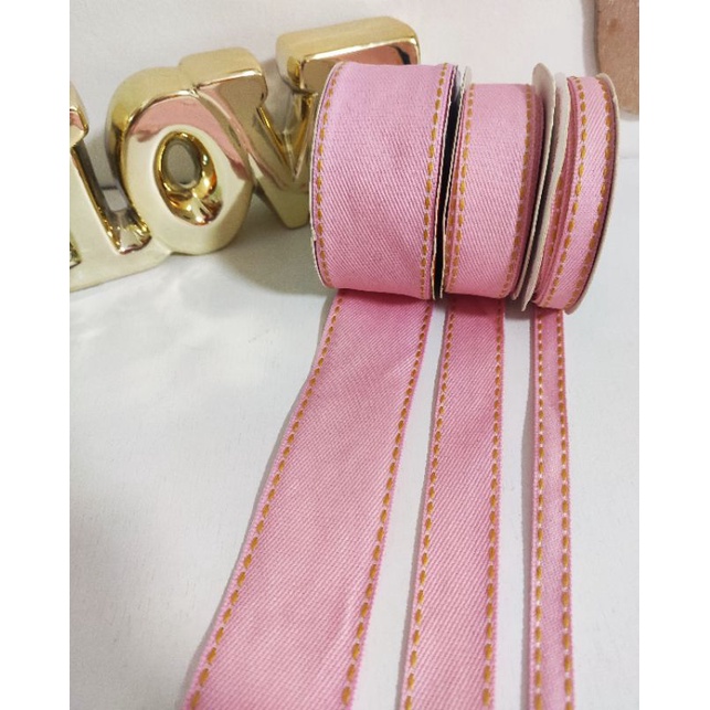 Fita Jeans Rosa Ou Amarela Sinimbu Mm A Metro Shopee Brasil