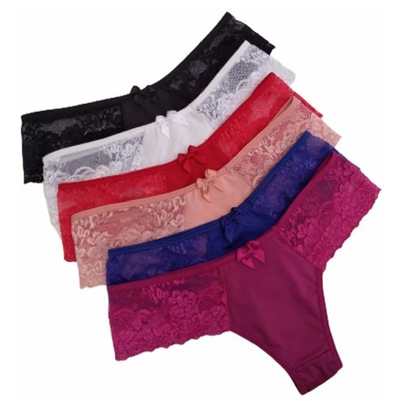 Calcinha Tanga De Renda Kit Conjunto De Lingerie Calcinha De