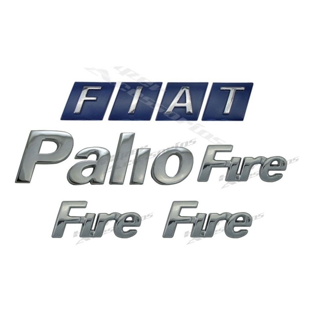 Emblemas Fiat Mala Palio 3 Fire 2001 2002 2003 2004 2005 G2 Shopee Brasil