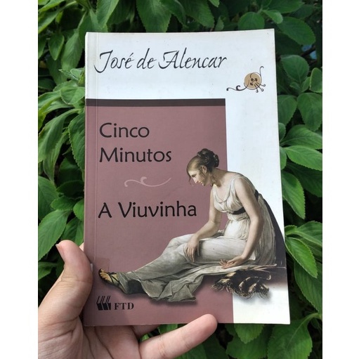 Livro Cinco Minutos e A Viuvinha José de Alencar Shopee Brasil