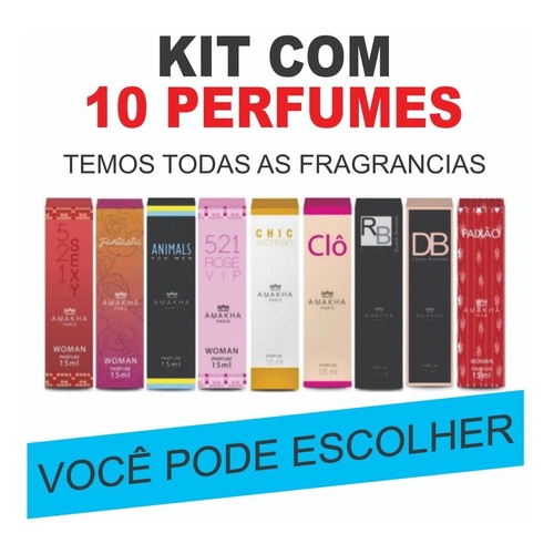 Kit Perfumes Ml Amakha Paris Para Revenda Shopee Brasil