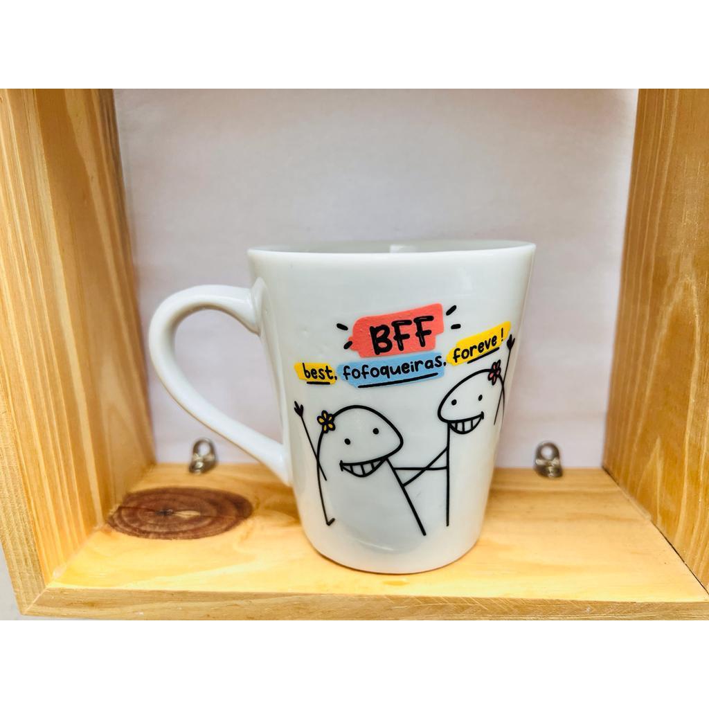 Caneca De Porcelana Flork Unidades Shopee Brasil