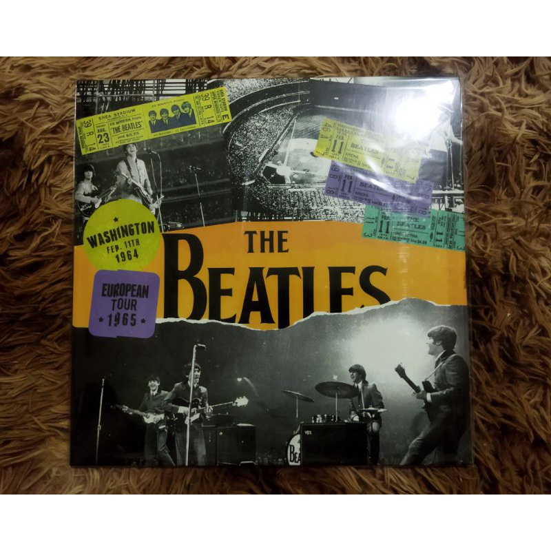 Lp Vinil The Beatles Live In Washington Lacrado Shopee Brasil