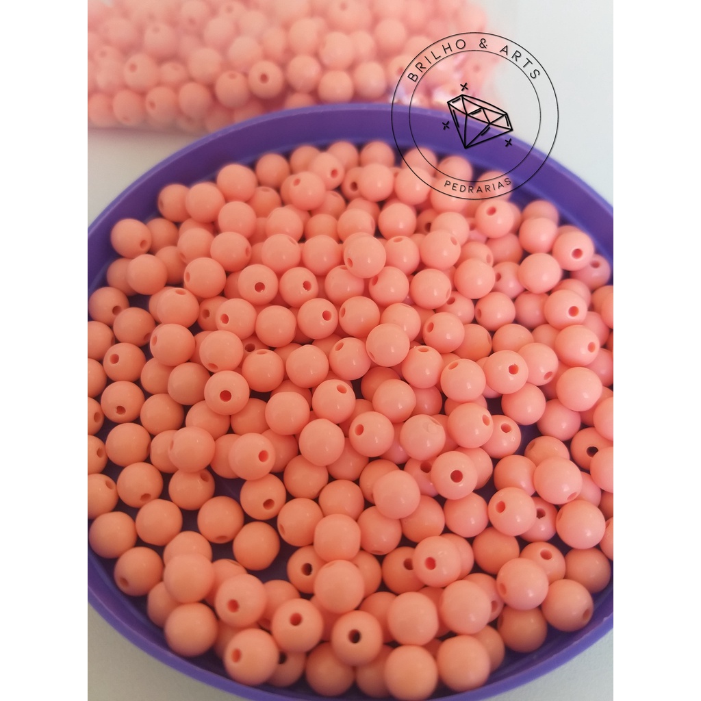 Bola Leitosa 8mm Furo 20 Gramas Shopee Brasil