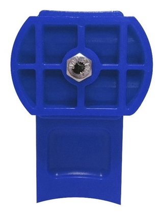 Suporte Isolador Supa 3x1 Roldana Drop Sipa 20 Unidades Azul Shopee