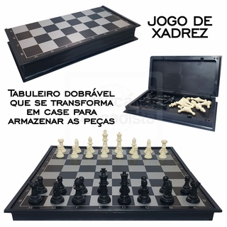 Jogo Xadrez Tabuleiro X Cm Dobr Vel Magn Tico C Im Shopee Brasil