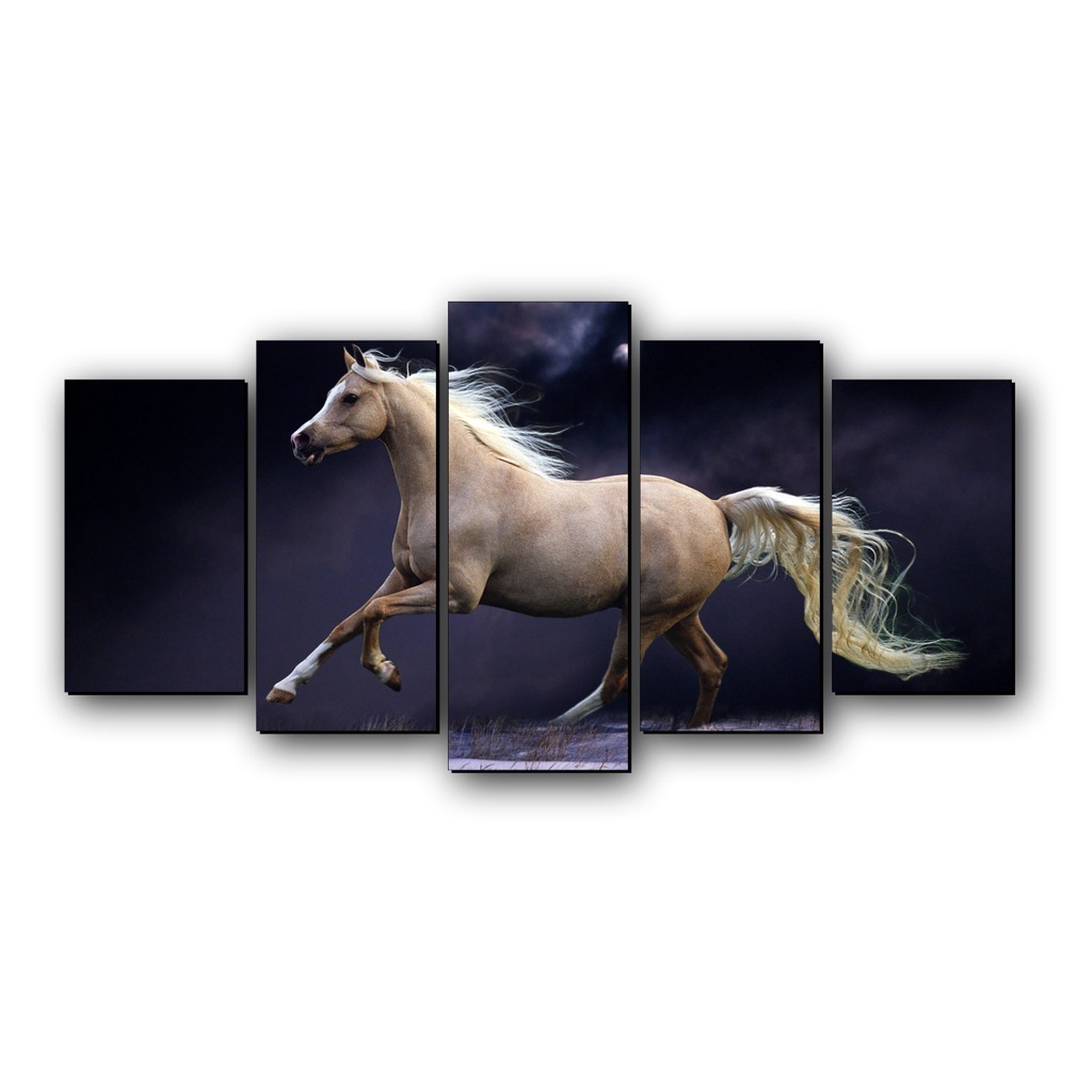 Kit Quadro Decorativo Mosaico Cavalo Pecas Mdf Mm Shopee Brasil