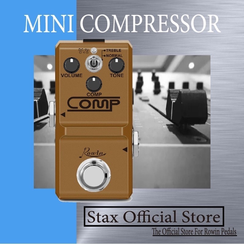 Rowin Ln Mini Opto Compressor Anal Gico Caixa De Compress O De