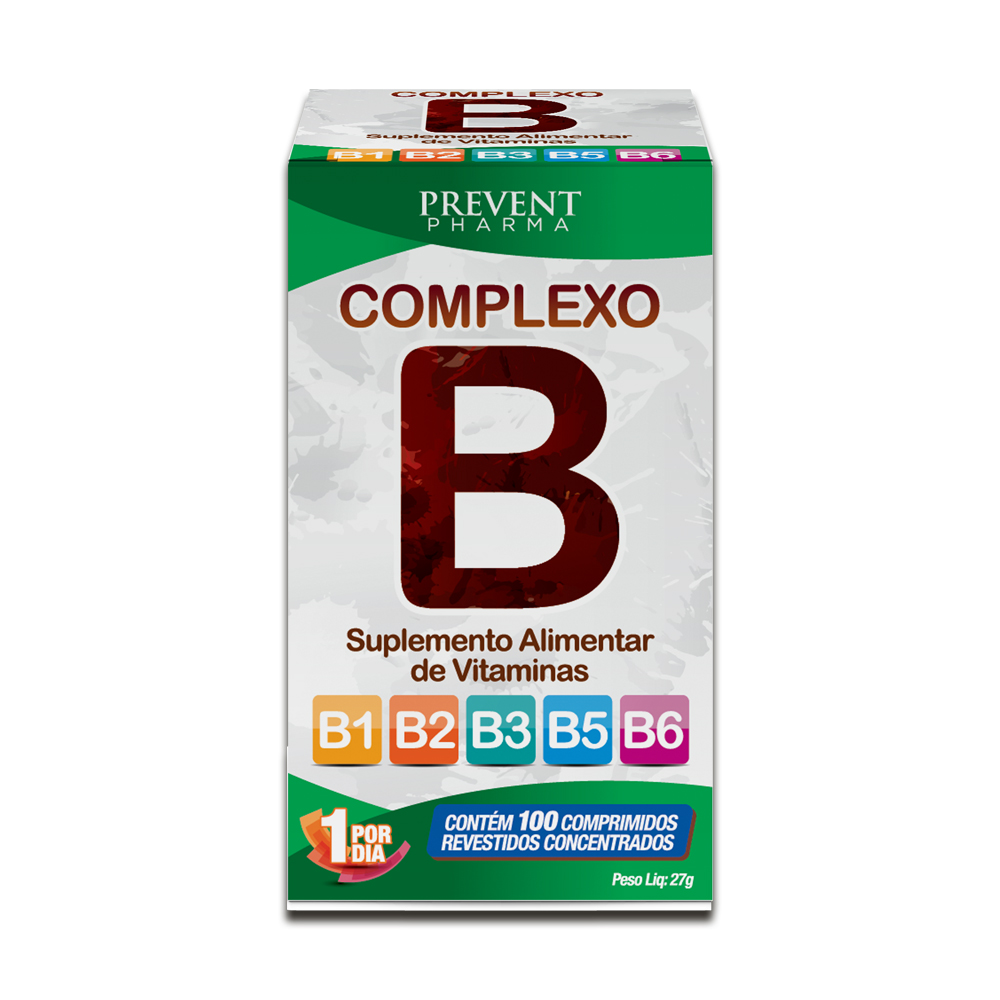 Vitamina Complexo B Comprimidos Prevent Pharma Shopee Brasil