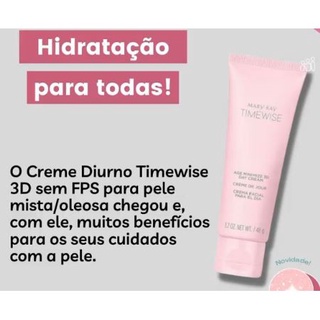 Creme Diurno Sem Fps Timewise D Mista Oleosa Mary Kay Shopee Brasil