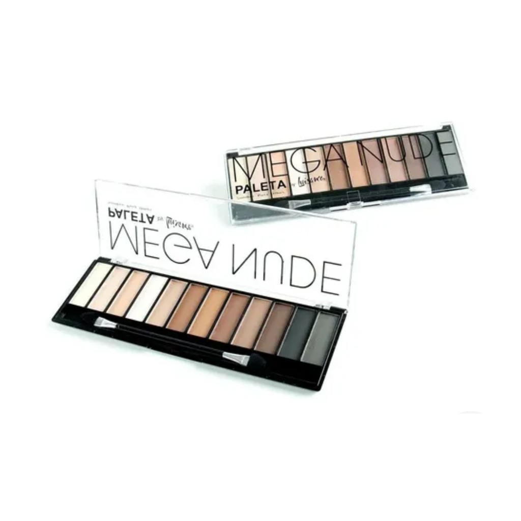 L Paleta Sombra Para Olhos Mega Nude Matte Luisance Shopee Brasil