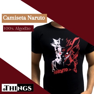 Camiseta Naruto Raposa De Nove Caudas Shopee Brasil