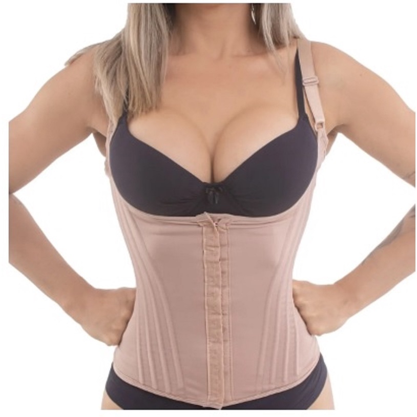 Cinta colete Corselet alça Princesa Catarina 12 barbatanas