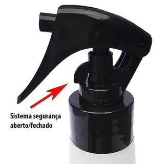 Kit 3 Borrifador 500ml Pulverizador Anatômico Manual Gatilho Spray para