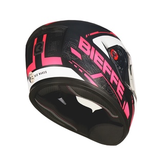 Capacete Bieffe B Naked Preto Fosco Rosa Shopee Brasil