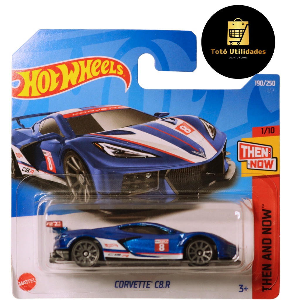 Hot Wheels Corvette C8 R Then And Now Shopee Brasil