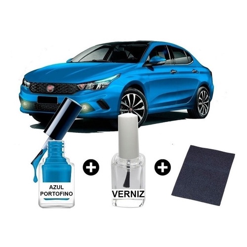 Tinta Tira Risco Automotiva Cronos Portofino Azul Shopee Brasil