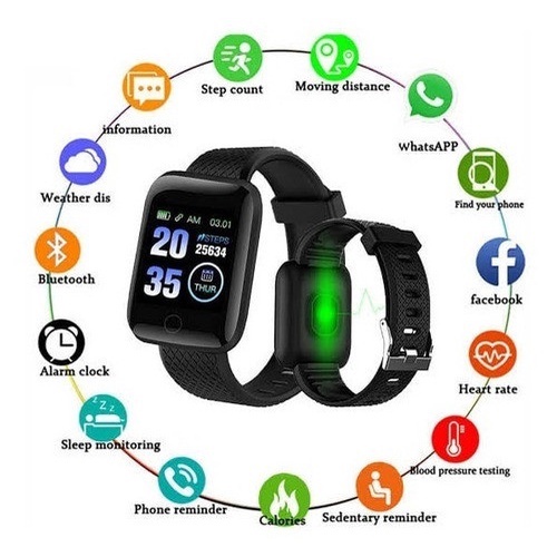 Rel Gio Inteligente Smartwatch D Esportes Ped Metro Notifica Es