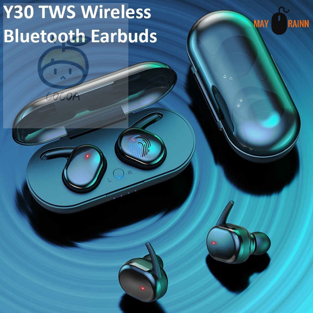 Y30 Tws Fone De Ouvido Sem Fio Esportivo / Headset 5.0 / Mini Fone De Ouvido Estéreo Binaural