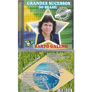 Cd Barto Galeno Grandes Sucessos Do Brasil Shopee Brasil